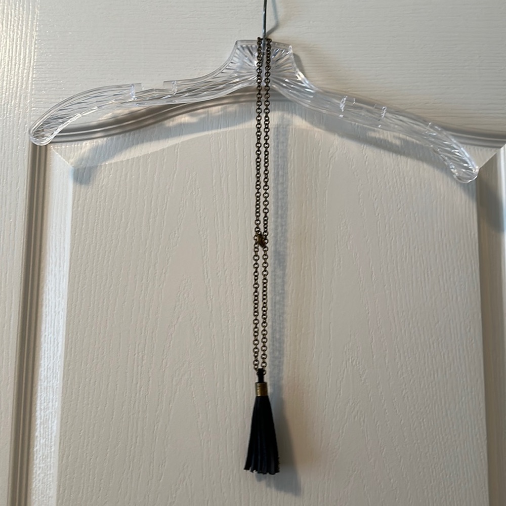 Anthropologie tassel necklace